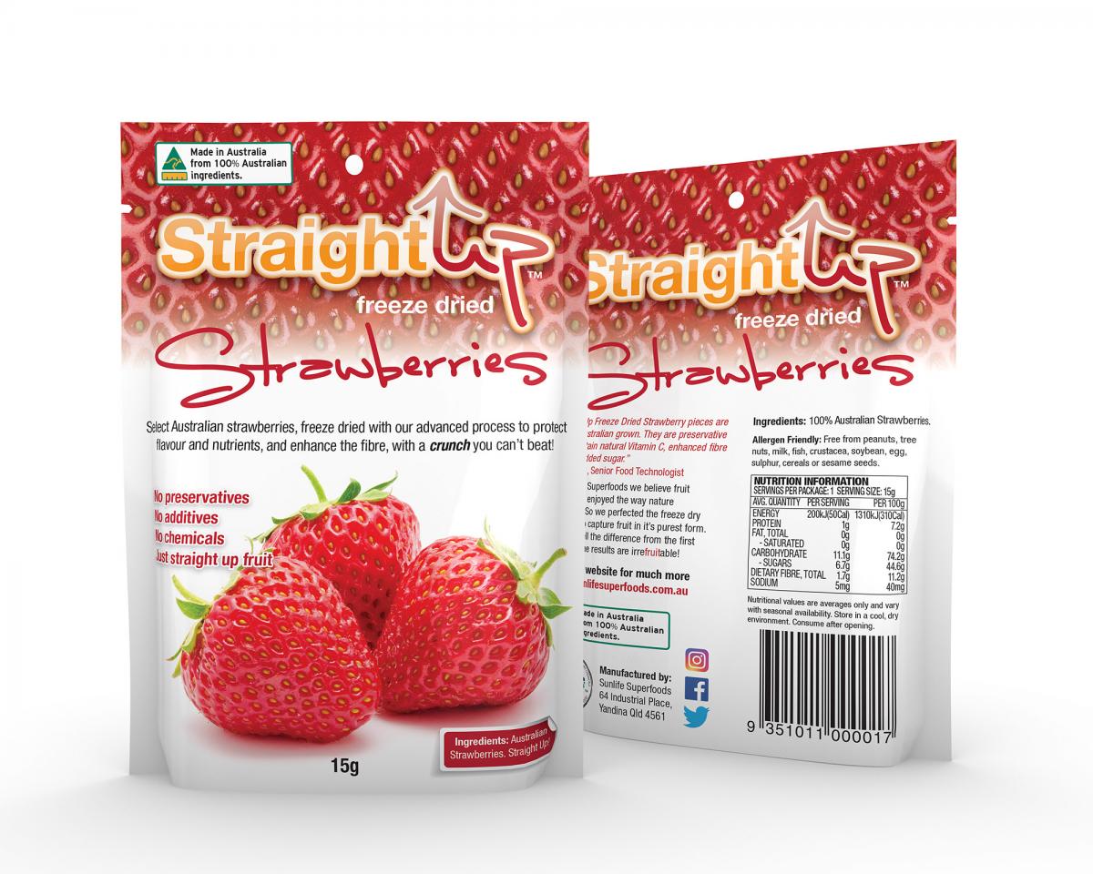 Straight Up Strawberries